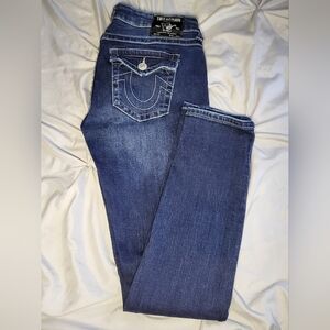 True Religion Women's Blue Skinny Jeans